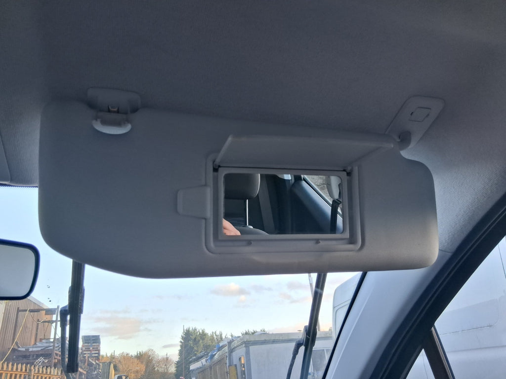 2014 PEUGEOT 208 OSF DRIVER SIDE FRONT RIGHT SUN VISOR SHADE