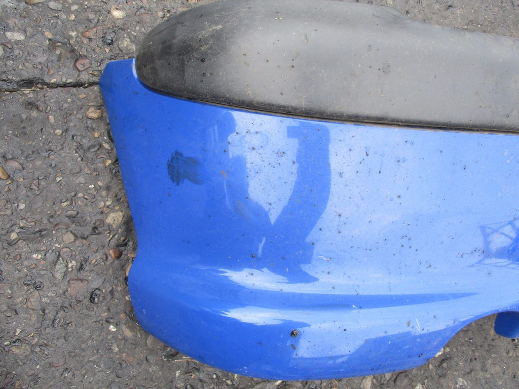 PEUGEOT 206 2003 REAR BACK PLASTIC BUMPER BLUE