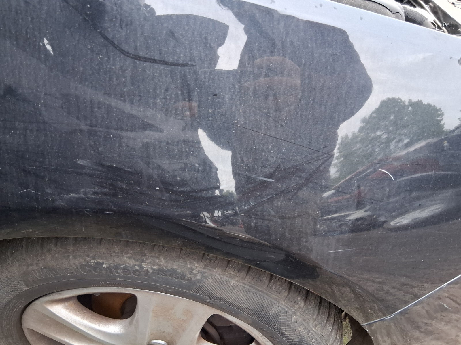 2014 VAUXHALL ZAFIRA C MK3 OS DRIVE SIDE WING PANEL CARBON FLASH METALIC 22C