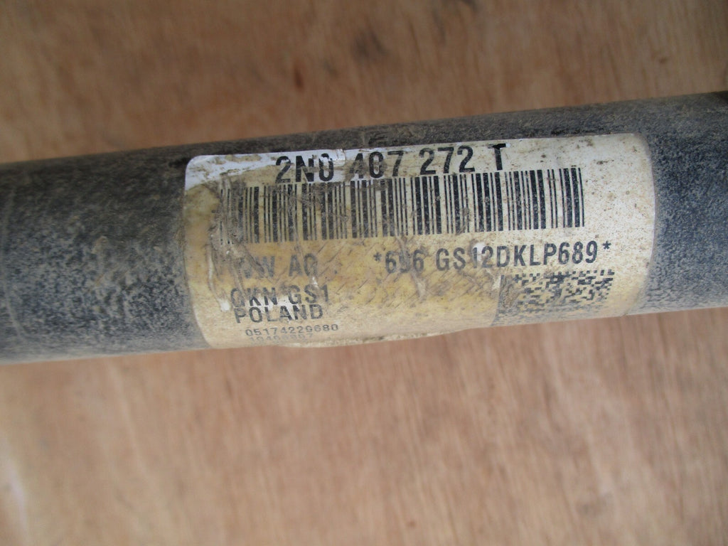 2022 VOLKSWAGEN CRAFTER MK2 2.0 TDI OS DRIVER SIDE MANUAL DRIVESHAFT 2N0407272T