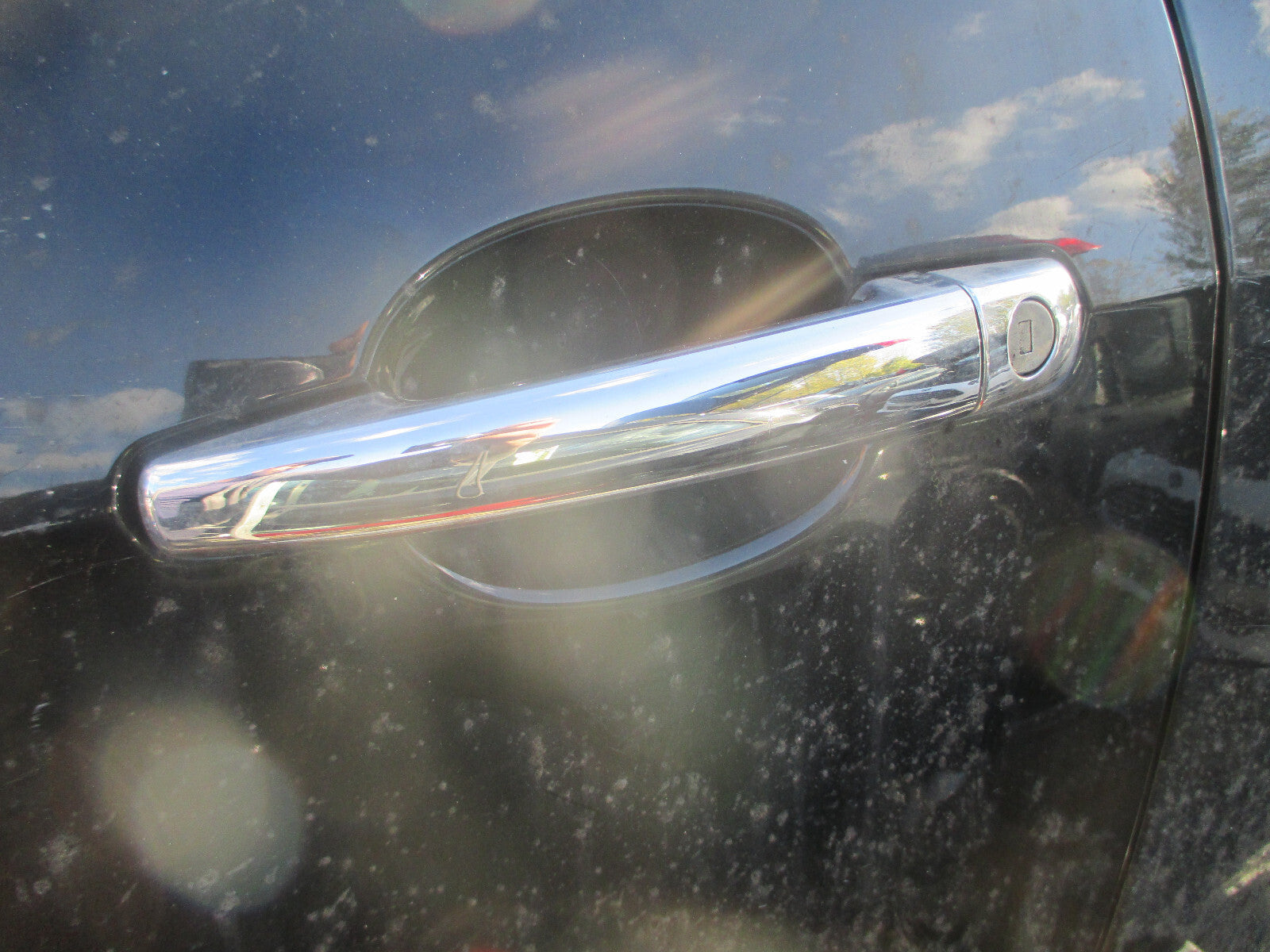 CITROEN DS3 2016 3 DOOR NS PASSENGER SIDE EXTERIOR DOOR HANDLE CHROME