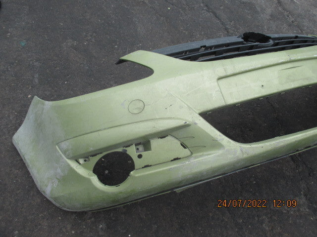 VAUXHALL CORSA D PREFACELIFT 2009 FRONT COMPLETE BUMPER GREEN