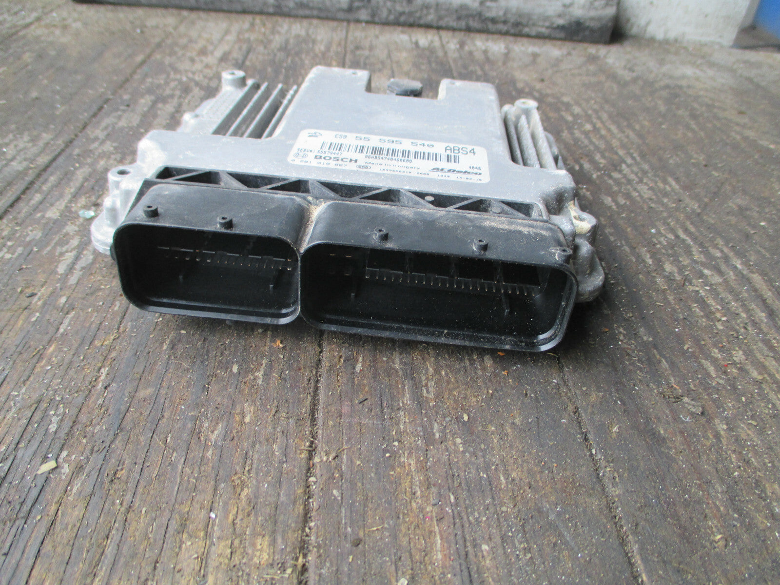 VAUXHALL INSIGNIA MK1 2015 2.0 DIESEL ECU ENGINE CONTROL MODULE UNIT 55595540