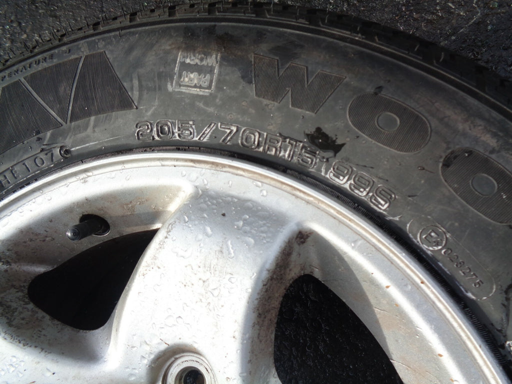 KIA SPORTAGE MK1 1994-2003 ALLOY WHEEL WITH TYRE 205/70R15