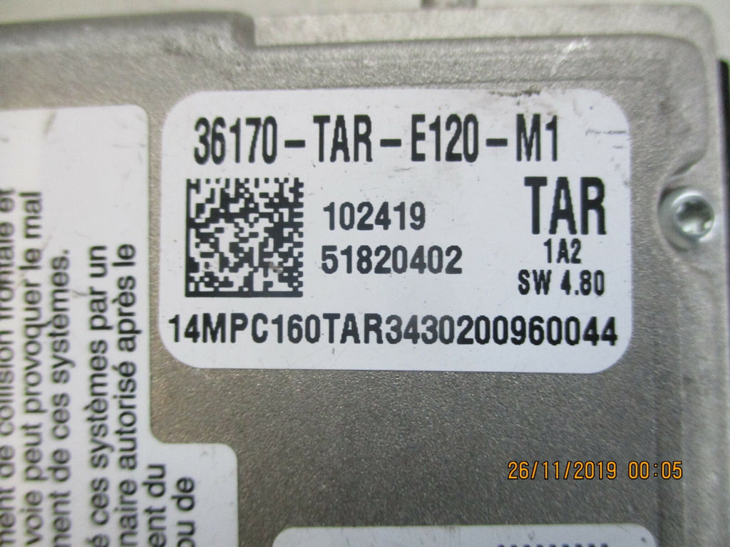 HONDA JAZZ MK4 REAR REVERSING CAMERA ECU MODULE UNIT 36170 TAR E E120 M1
