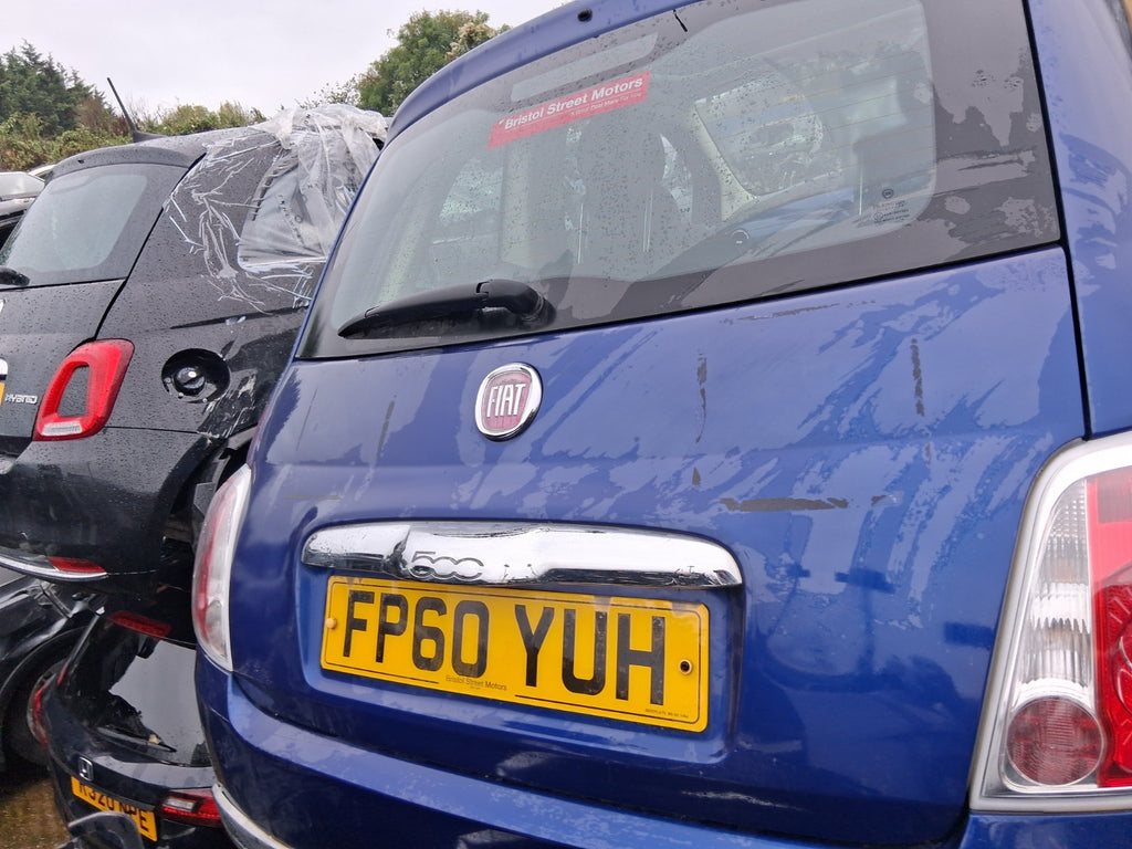 2010 FIAT 500 LOUNGE MK1 COMPLETE TAILGATE BOOT LID BLU MAGNETICO 599/A