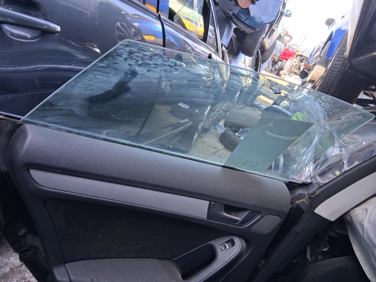 2015 AUDI A5 HATCHBACK 5 DOOR NSR PASSENGER SIDE REAR LEFT WINDOW GLASS