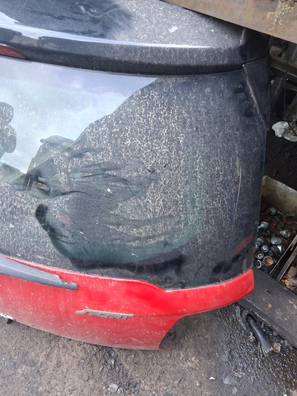 2012 CITROEN DS3 3 DOOR COMPLETE REAR TAILGATE BOOTLID KKN EXY ROUGE ADEN