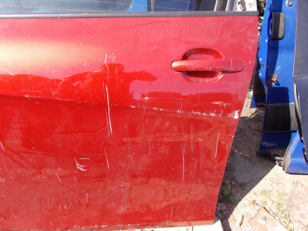 SEAT LEON MK2 1P NSF PASSENGER SIDE FRONT DOOR RUBY RED PEARL LS3X
