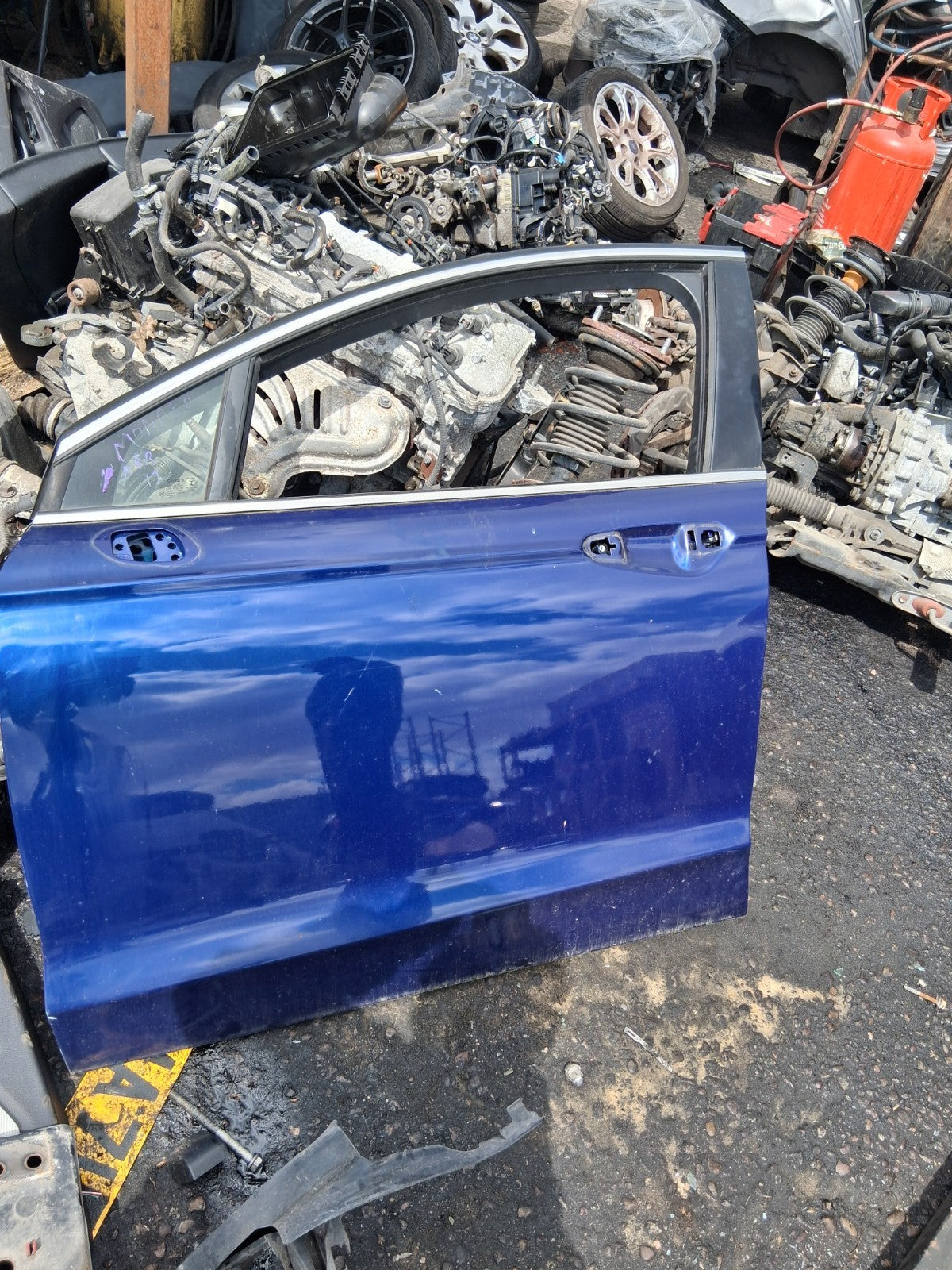 2017 FORD MONDEO MK5 NSF PASSENGER SIDE FRONT LEFT BARE DOOR BLUE LD
