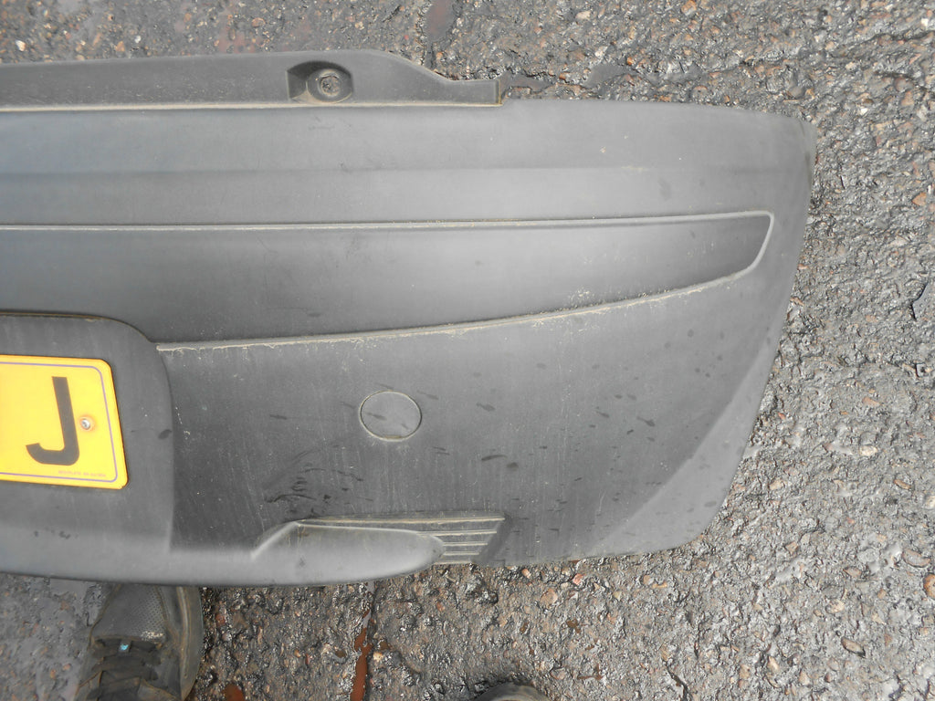 FIAT PUNTO 188 MK2 2002 COMPLETE REAR BUMPER BLACK PLASTIC