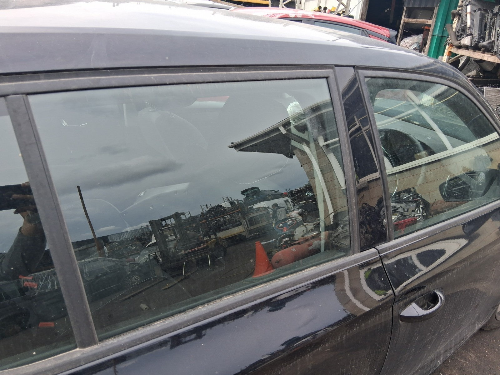 2020 SKODA FABIA MK3 NJ HATCHBACK OSR DRIVER SIDE REAR RIGHT WINDOW GLASS