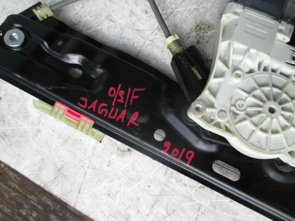 JAGUAR XE 2019 DRIVER FRONT WINDOW REGULATOR MOTOR LX73-23200-AA R9N1BGX7323200