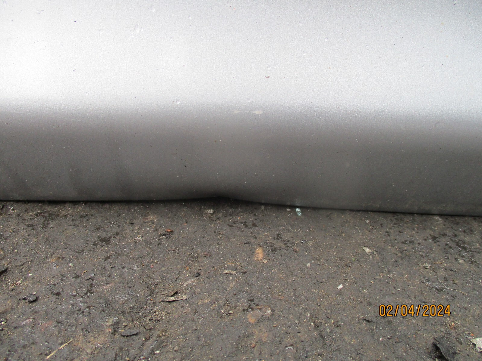 2004 HONDA CIVIC MK7 HATCH NSF PASSENGER SIDE FRONT DOOR COMPLETE SILVER NH623M