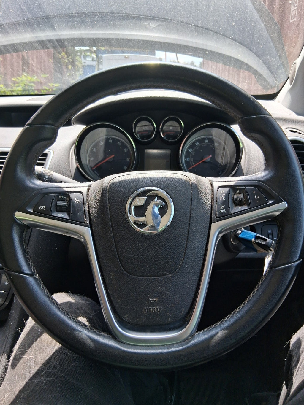 2016 VAUXHALL MERIVA B MK2 MULTIFUNCTIONAL STEERING WHEEL WITHOUT AIRBAG