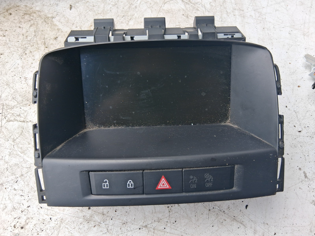 2013 VAUXHALL ASTRA J SAT NAV MULTIMEDIA RADIO DISPLAY SCREEN 95196687