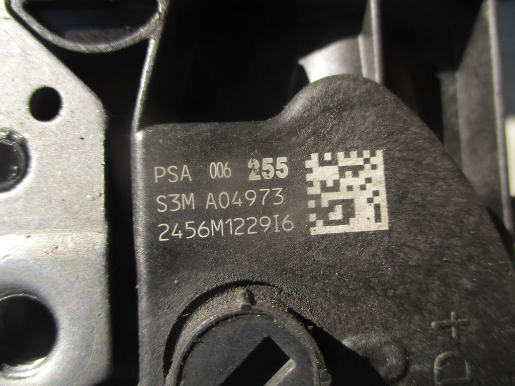 2016 CITROEN DS3 OSF DRIVER FRONT DOOR LOCK MECHANISM WITH DOOR HANDLE A04973
