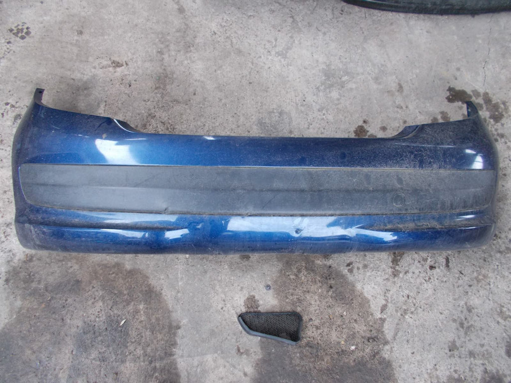 2006 PEUGEOT 207 HATCHBACK REAR BACK PLASTIC BUMPER BLUE