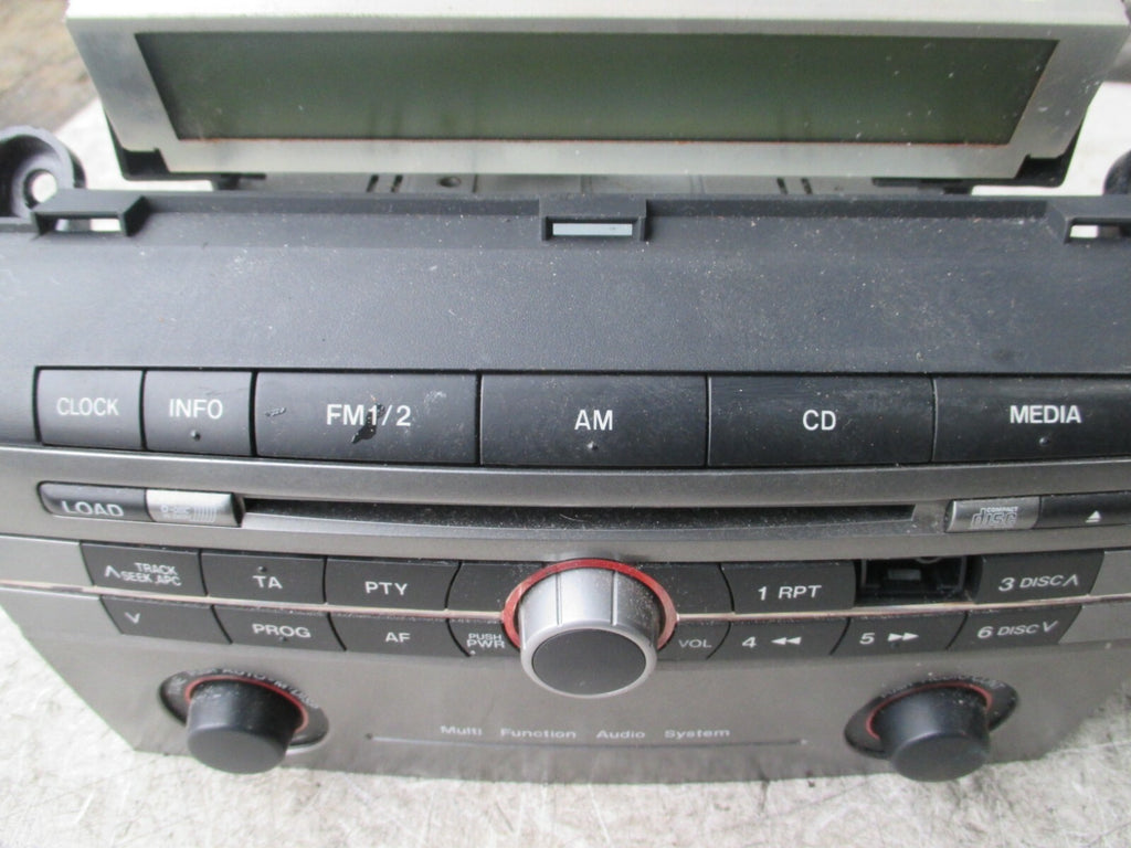MAZDA 3 2007 MK1 RADIO STEREO CD PLAYER HEADER UNIT BP6L66ARX