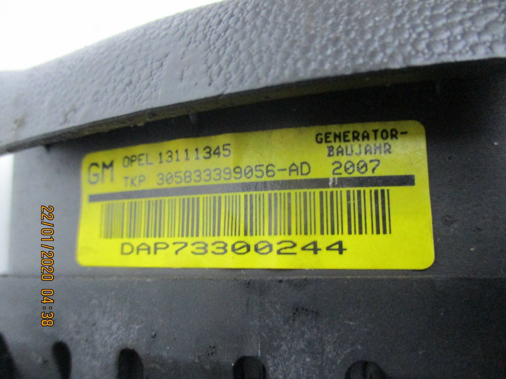 VAUXHALL ASTRA H MK5 2008 STEERING WHEEL BAG UNIT ONLY 13111345
