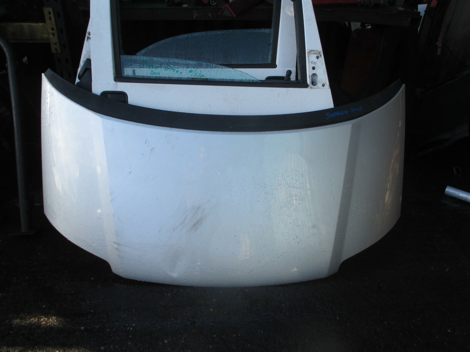 VW VOLKSWAGEN SHARAN 2006 FRONT COMPLETE BONNET HOOD SILVER