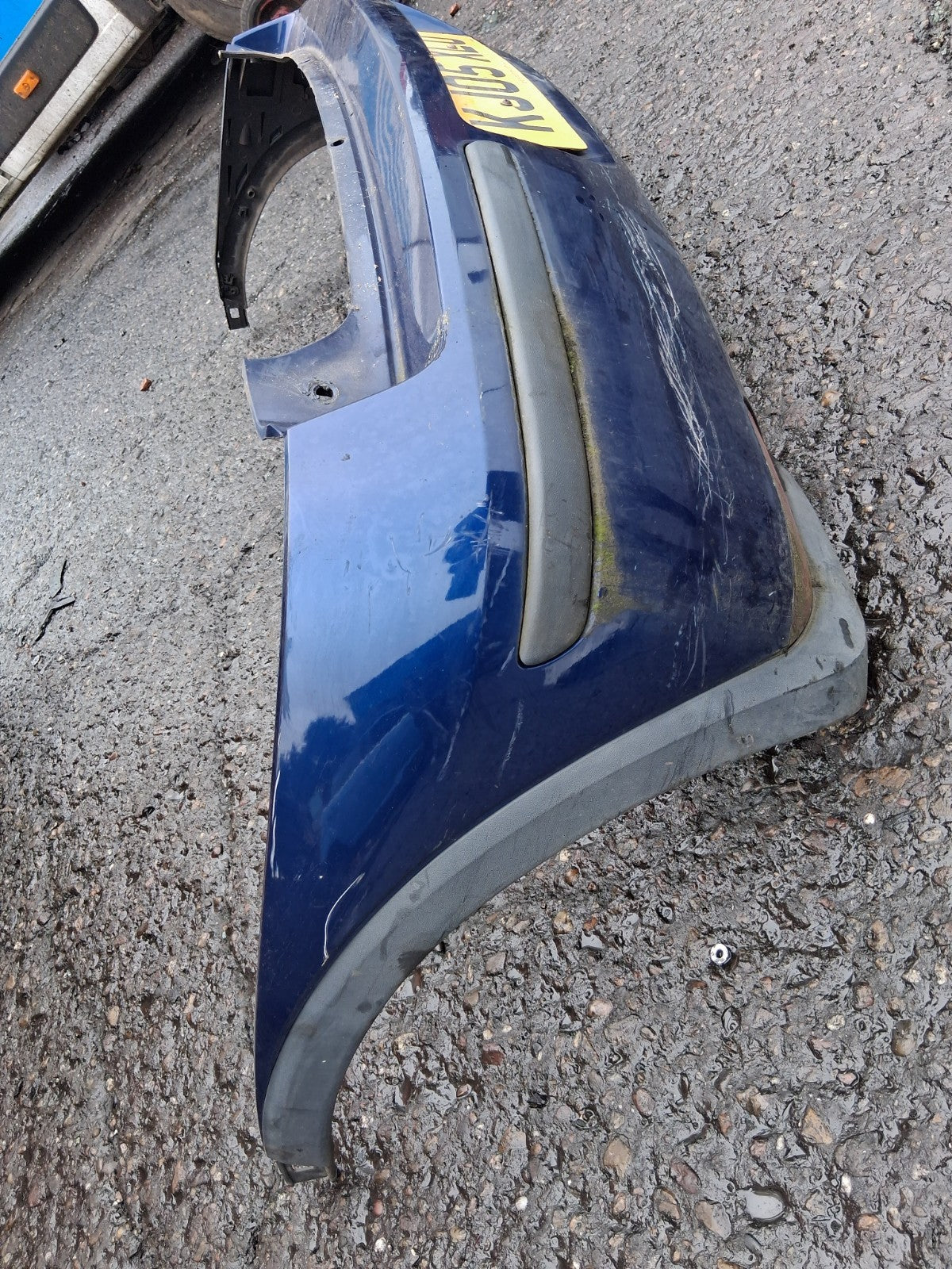2005 VAUXHALL CORSA C COMPLETE REAR BUMPER BLUE