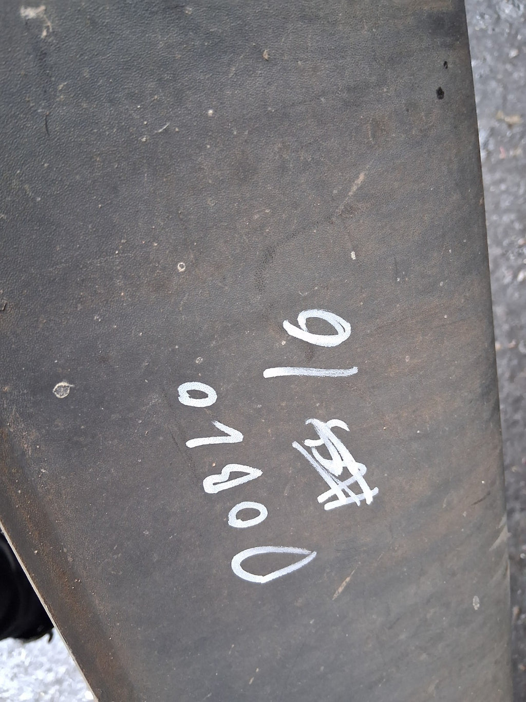 2010 FIAT DOBLO MK1 REAR BUMPER BLACK