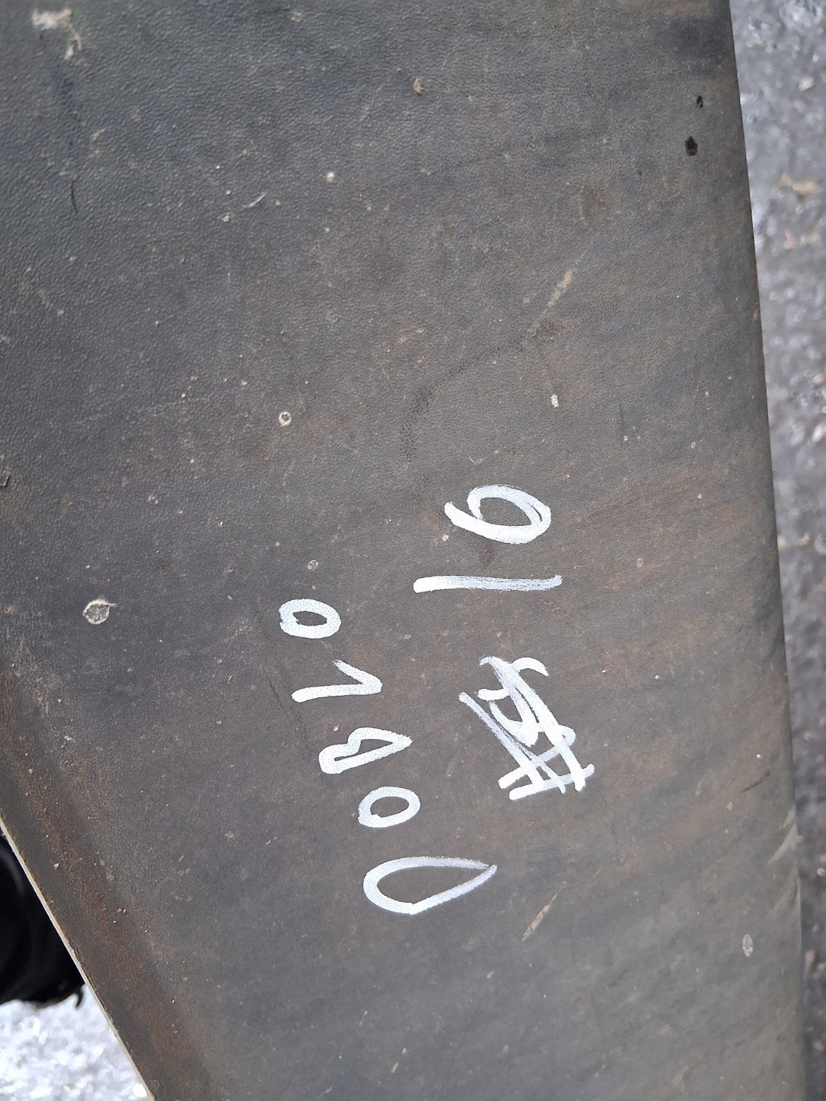 2010 FIAT DOBLO MK1 REAR BUMPER BLACK