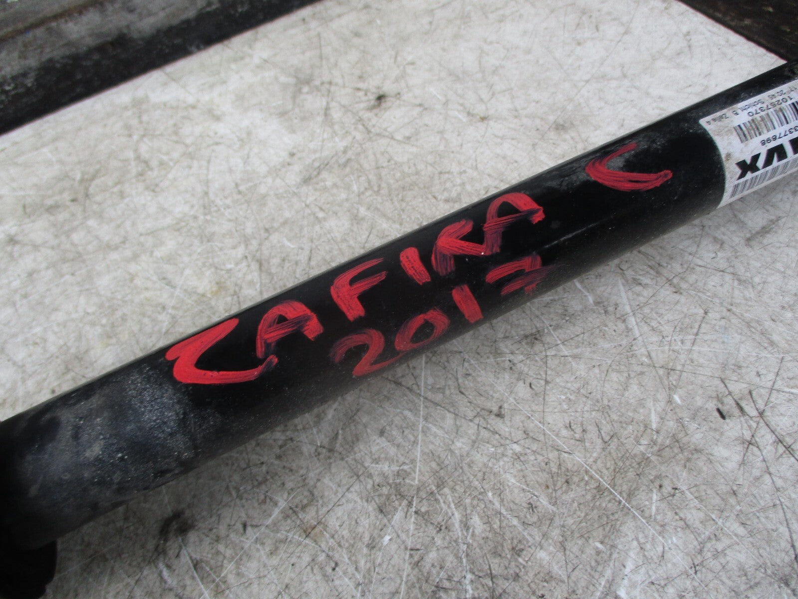 VAUXHALL ZAFIRA C 2017 1.4 PETROL DRIVER SIDE DRIVESHAFT 13377898