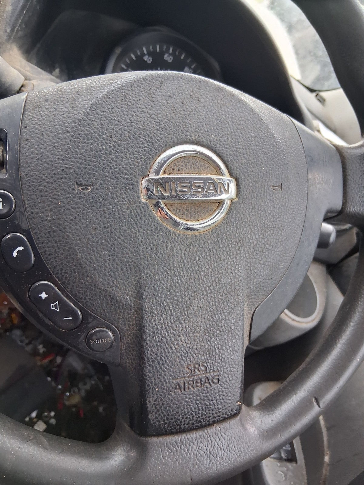 2018 NISSAN NV200 STEERING WHEEL AIRBAG BLACK