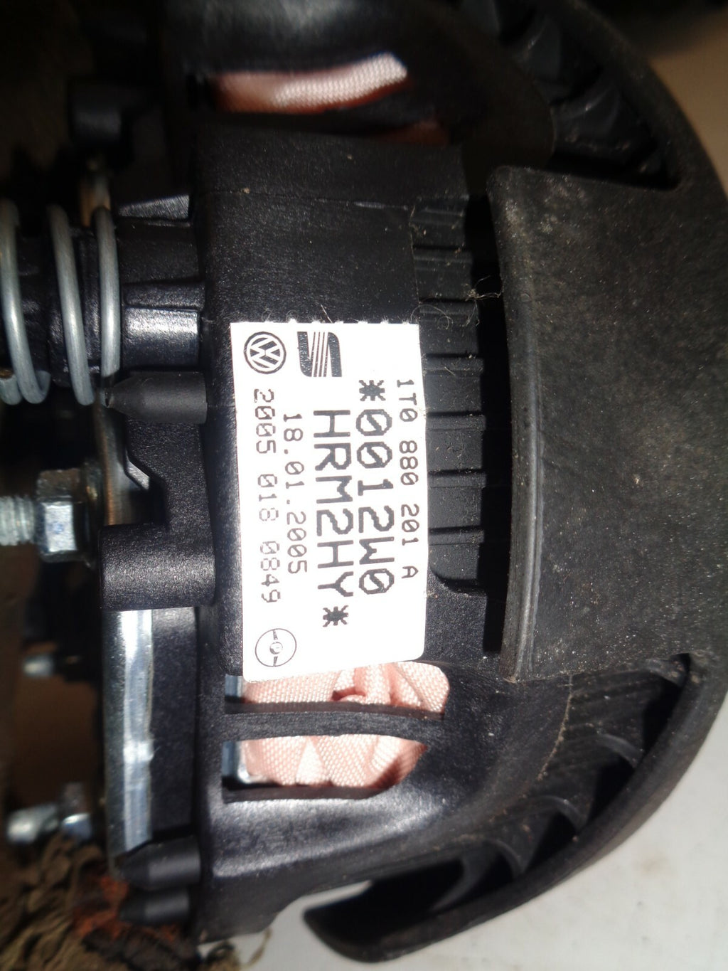 VW VOLKSWAGEN POLO 02-08 TOURAN STEERING WHEEL AIRBAG 1T0880201A