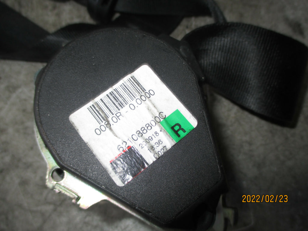 DACIA SANDERO 2017 OSF DRIVER SIDE FRONT SEAT BELT ASSEMBLY 621088800C