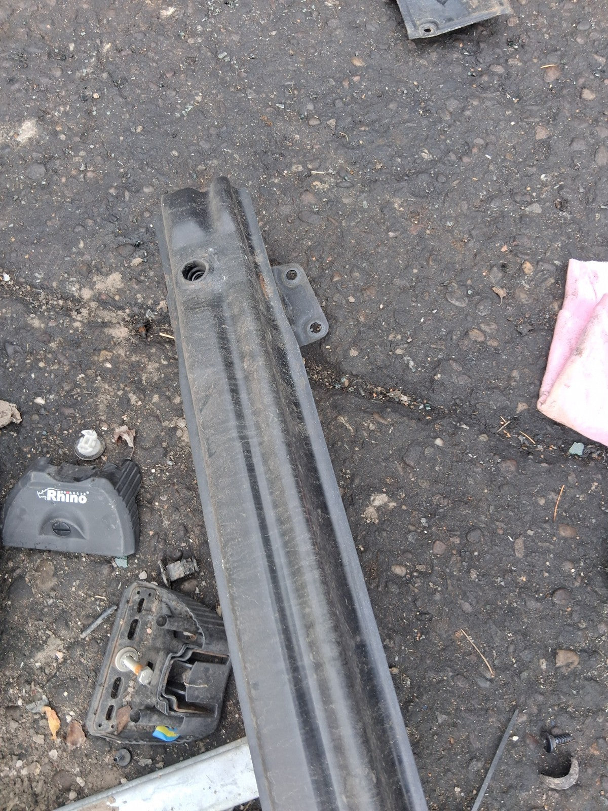 2014 VW VOLKSWAGEN PASSAT B7 SALOON REAR BUMPER REINFORCEMENT CRASH BAR