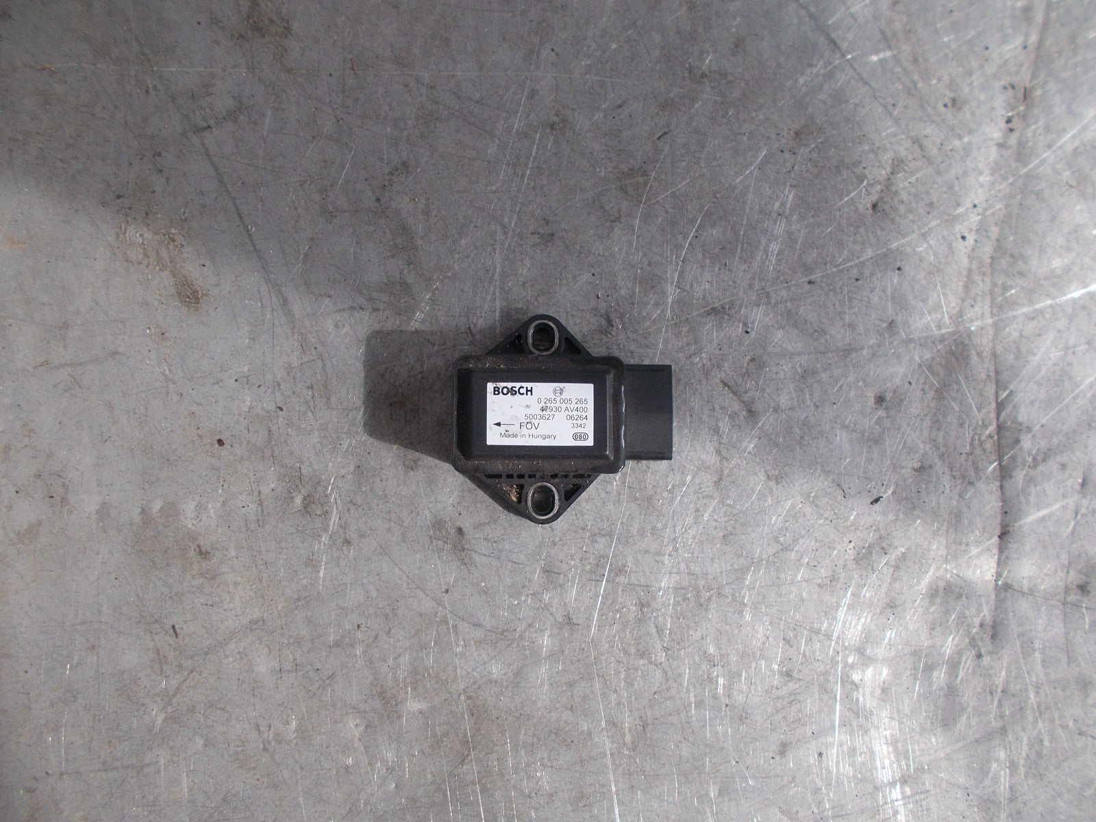 NISSAN NOTE YAW RATE SENSOR MODULE 0265005265