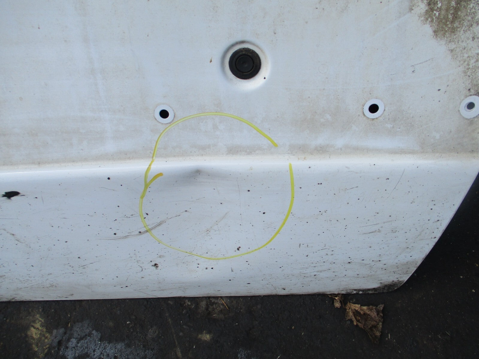 2020 MERCEDES BENZ SPRINTER W907 NSF PASSENGER SIDE FRONT BARE DOOR WHITE