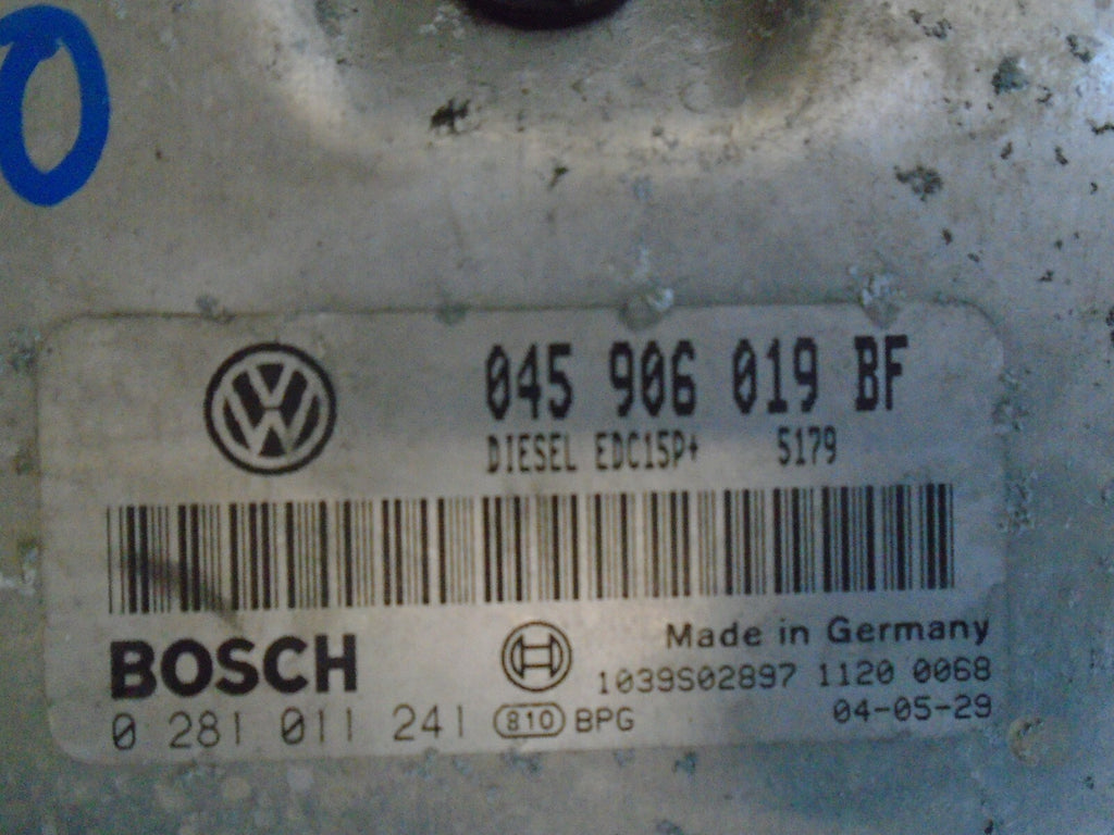 VOLKSWAGEN POLO 2004 MK4 ENGINE CONTROL MODULE ECU 045906019BF