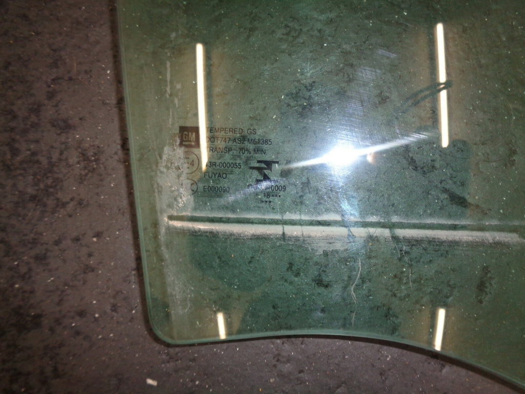 VAUXHALL INSIGNIA 2019 O/S/R DRIVER SIDE REAR  WINDOW GLASS E4 43R000056