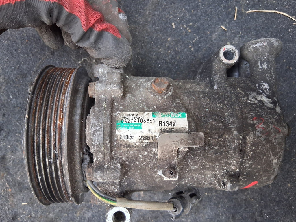 PEUGEOT 307 2006 1.6 DIESEL AIR CONDITIONING COMPRESSOR PUMP SD6V12