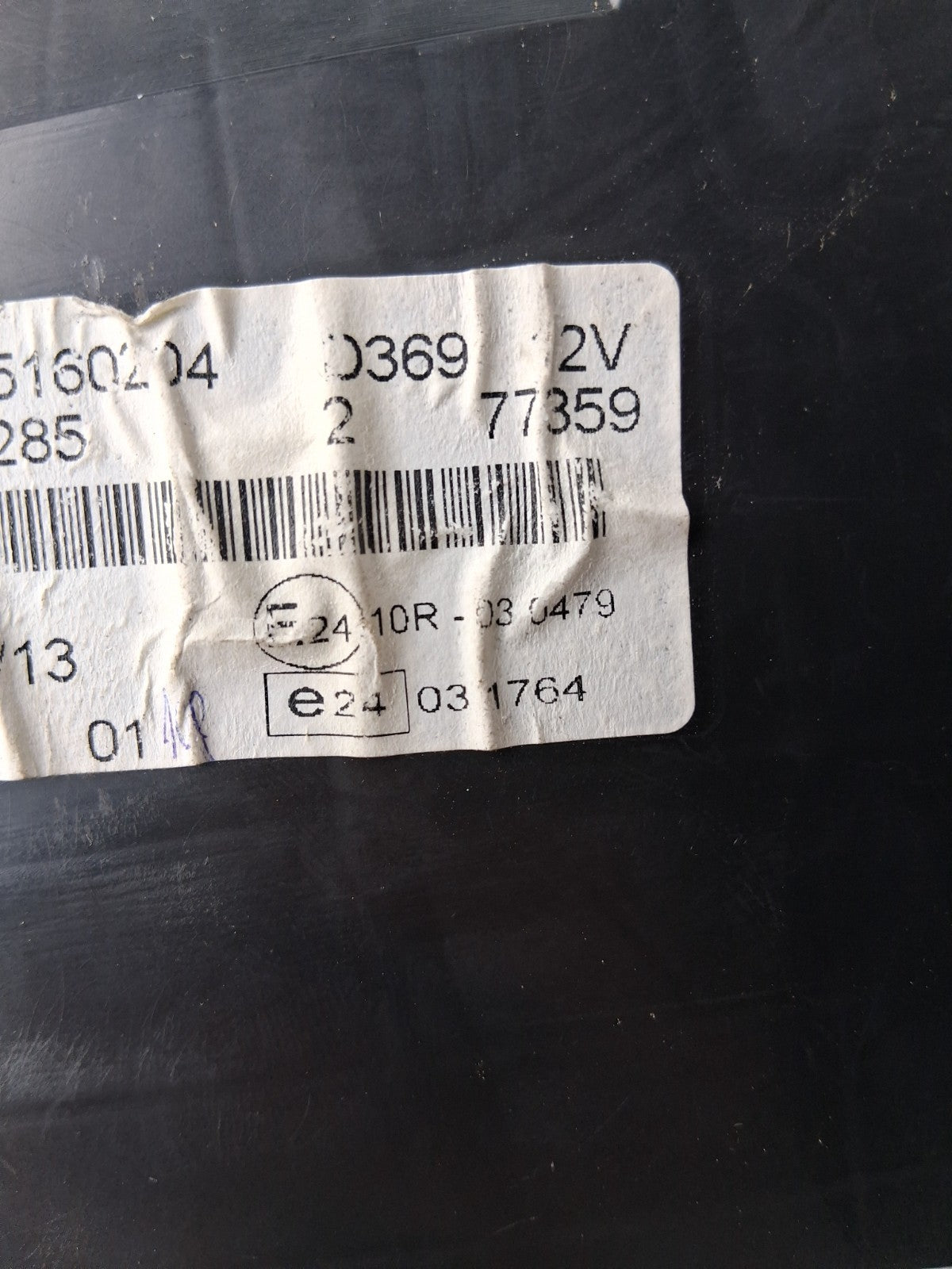 2020 FIAT FIORINO MK3 INSTRUEMNT CLUSTER SPEEDO SPEEDOMETER 5550011005