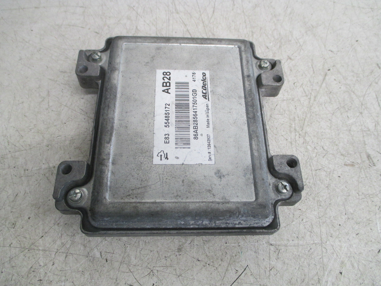 VAUXHALL CORSA D (MK3) 2013 1.2 (A12XER) ENGINE CONTROL UNIT ECU 55485172 AB28