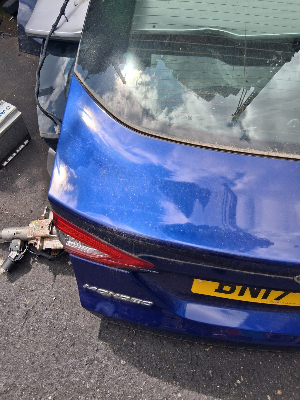 2017 FORD MONDEO MK5 HATCHBACK REAR COMPLETE TAILGATE BOOTLID BLUE LD