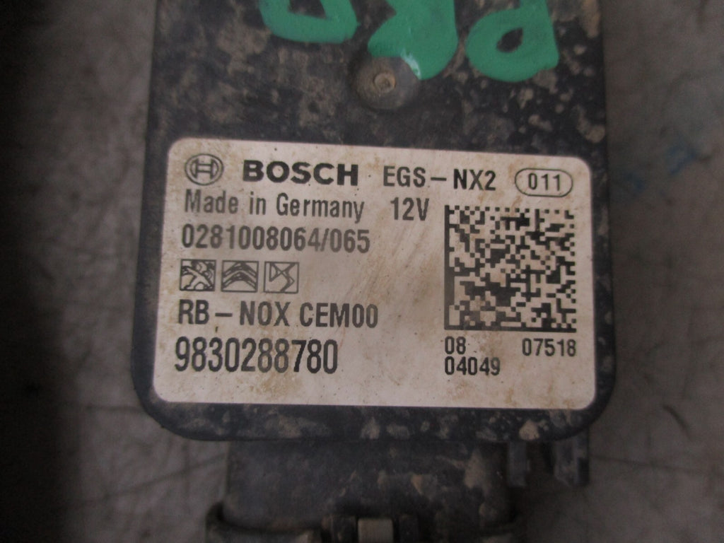 2020 TOYOTA PROACE CITY 1.5 DIESEL NOX SENSOR LAMBDA 9830288780