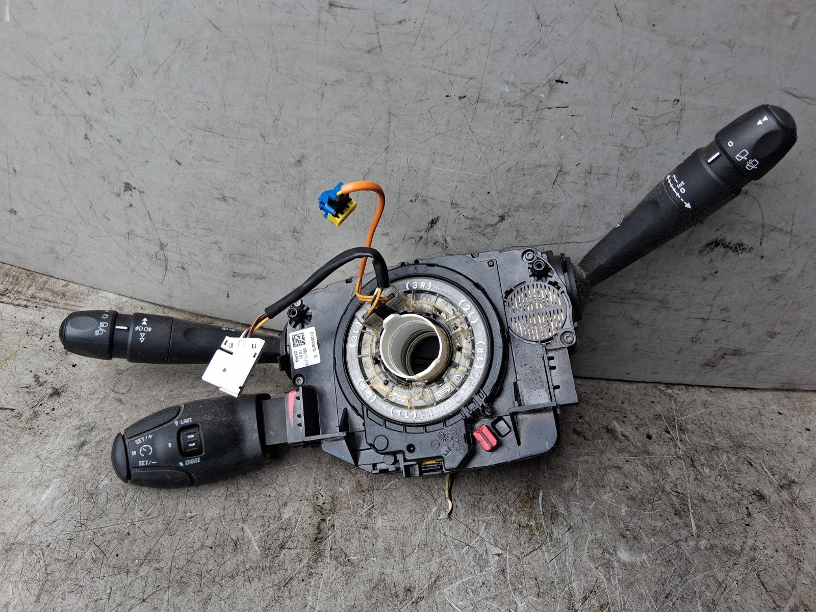 2012 PEUGEOT 208 INDICATOR WIPER COMBINATION SWITCH STALK SQUIB RING 98030390ZD