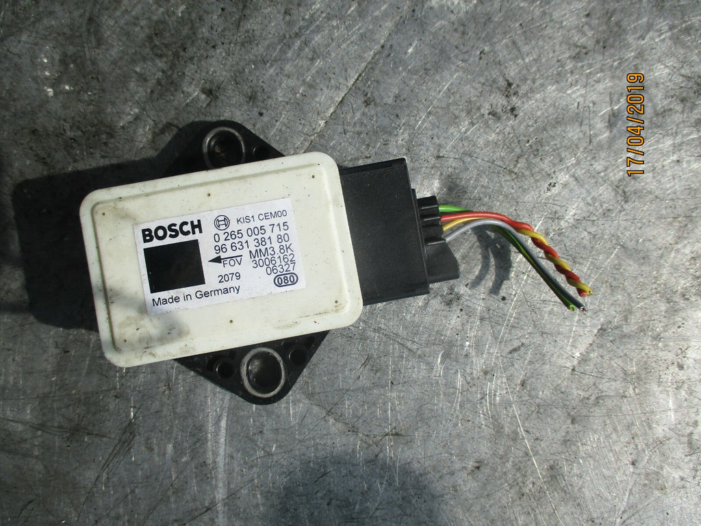 CITROEN C4 GRAND PICASSO YAW RATE SENSOR 9663138180