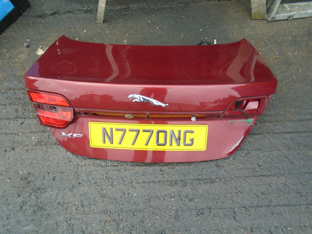JAGUAR XF FACELIFT 2013 BARE SHELL FRAME TAILGATE BOOTLID HATCH RED CAJ