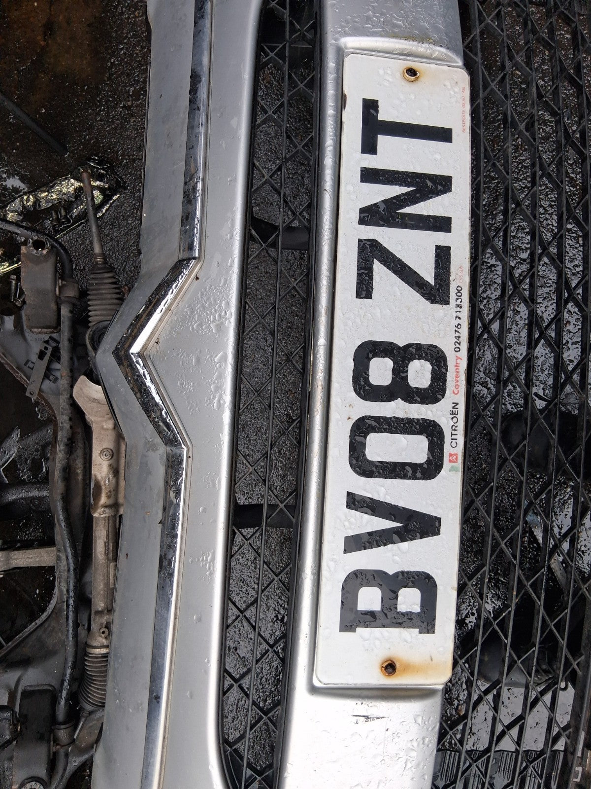 2008 CITROEN C4 PICASSO COMPLETE FRONT BUMPER SILVER