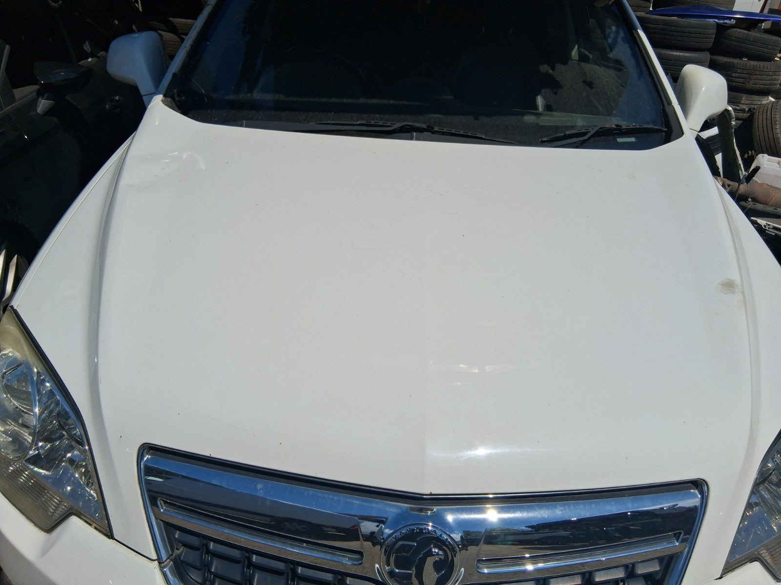 2015 VAUXHALL ANTARA MK1 FRONT BONNET HOOD PANEL WHITE