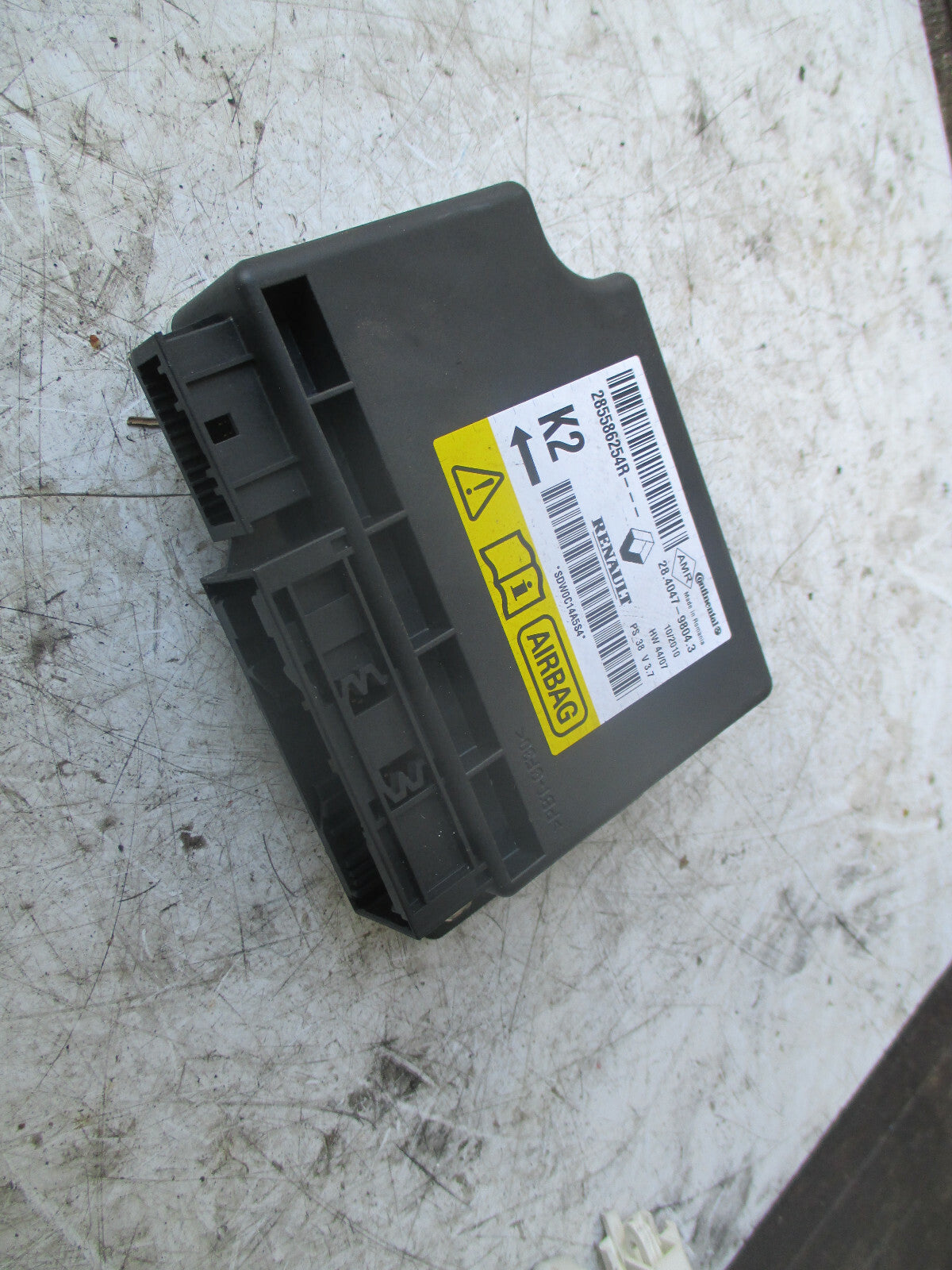 RENAULT MEGANE MK3 2015 SAFETY BAG CONTROL MODULE 285586254R