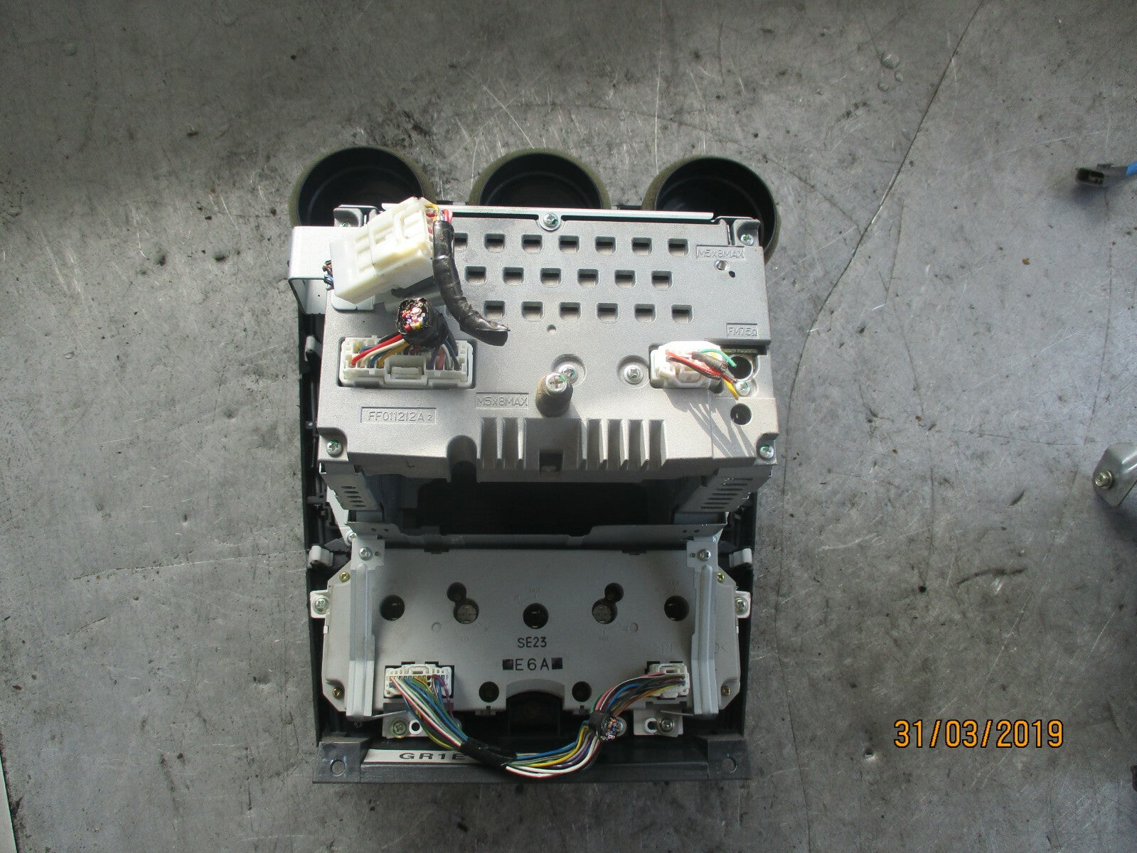 MAZDA 6 GG GY MK1 AIR VENTS & CD RADIO STEREO UNIT CLIMATE CONTROL CQMM45701A