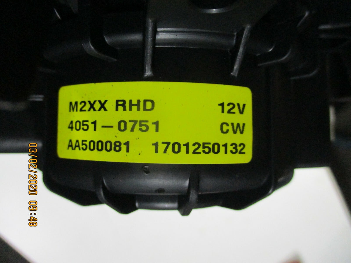 VAUXHALL VIVA 2017 HEATER AIR FAN BLOWER MOTOR ASSEMBLY UNIT 4051-0751